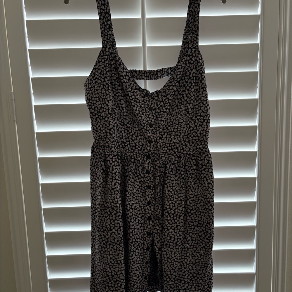 RVCA Black and White Mini Dress